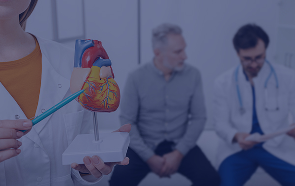 Tomografía computarizada cardíaca mostrando anatomía del corazón